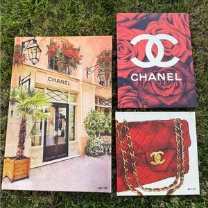 3 canvas wrapped wall art prints